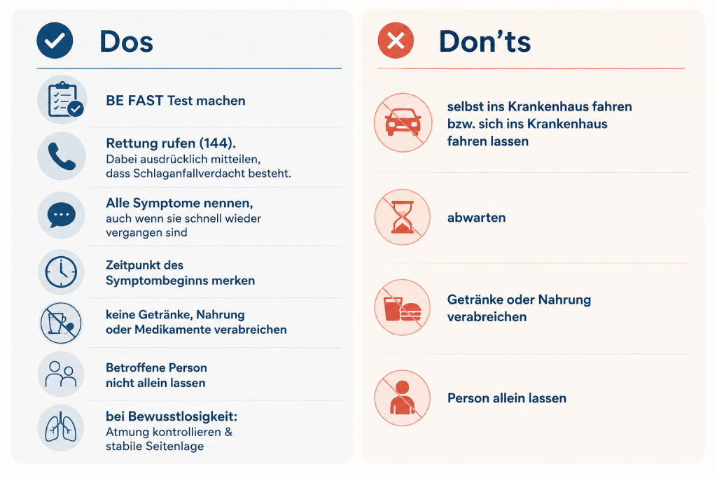 Dos und Don’ts visuell dargestellt