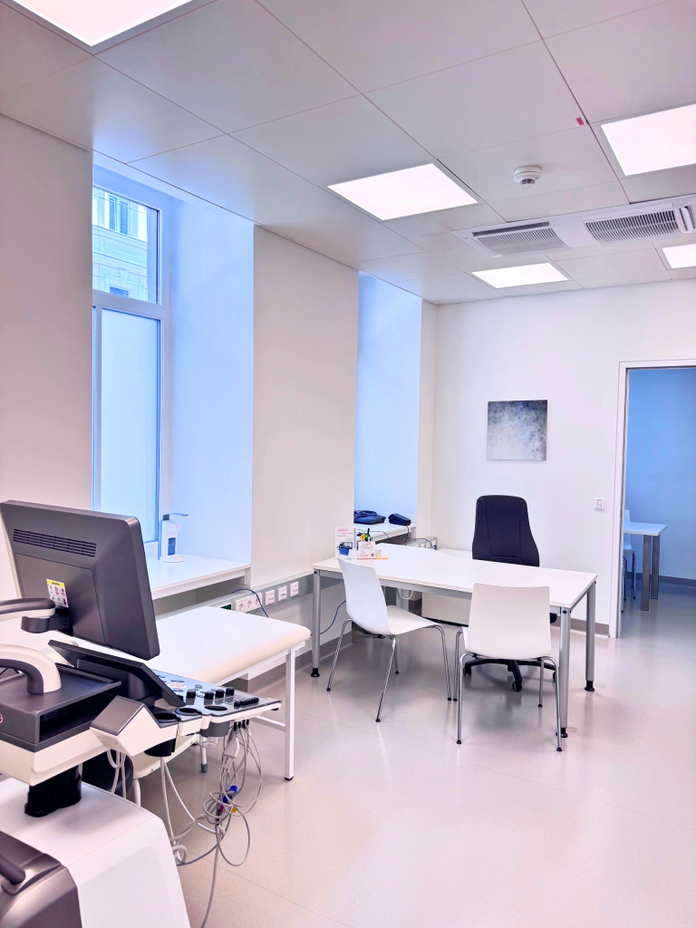 Ein Behandlungszimmer von Prescan.
